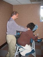 Chris Simon, CCMP Certified Chair Massage Practitioner